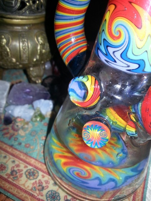 larnbey:  kushmagnet:  So FUCKING stoked on my new Brando! First mini tube for the glass collection  sooo gorgeous!