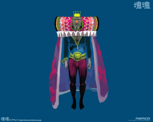 Katamari wallpaper - Ousama concept art(katamaridamacy.jp, 2005) 