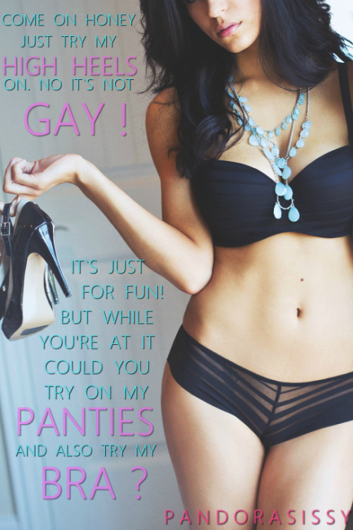 sissy-stable:  It’s just for fun ! Ready to try ?