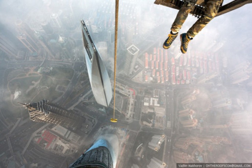 Climbed 2nd tallest skyscraper by Vadim Mahora & Ritaliy Raskalov (ㆆ▃ㆆ)