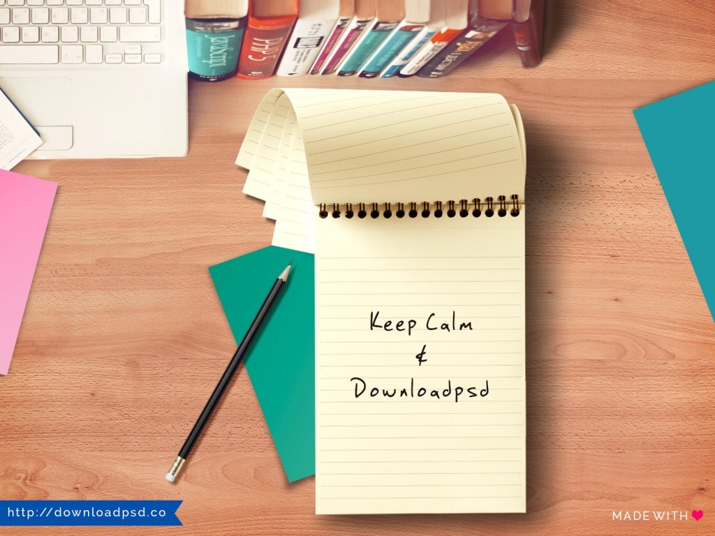 Download Downloadpsd - Free PSD Download - Free Notepad PSD Mockup