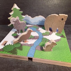 Bear Mountain. “Habitat 99” puzzle board play set expansion. Original illustrations and design by Craig A Rowe 2018.