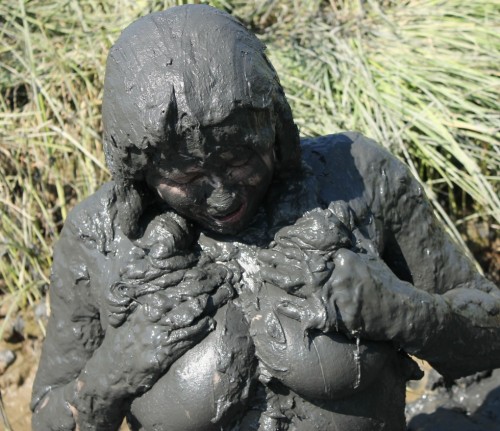 Super Messy Fun TimeMud Bunny goes on a muddy adult photos