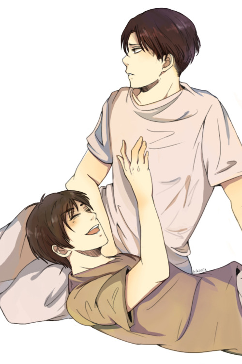 hikariix: “Are you okay with that, Rivaille? You’re never going to see Eren again.&rdquo