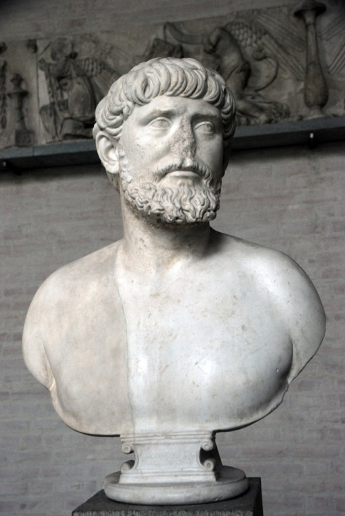 Apollodorus of Damascus. C. 130 AD. Marble. Glyptothek Munich. Inv. GL 334myglyptothek: Faces of anc