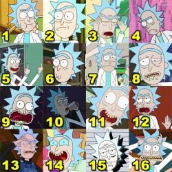 dodrio:Which Rick are you? I’m 1, 7, and 16