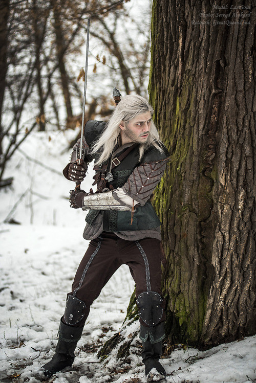 Geralt from The Witcher series by A. SapkowskiModel - LastSoul, costume design by GreatQueenLinaPhot