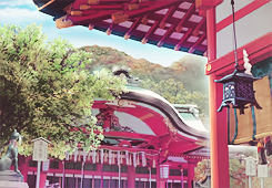 kanariiya:  Inari, Konkon, Koi iroha OVA scenery: Inari Shrine + Autumn 