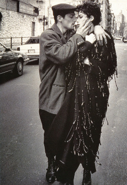 the-original-supermodels:  D&amp;G F/W 1990Tony Ward &amp; Christy Turlington by Steven Meisel