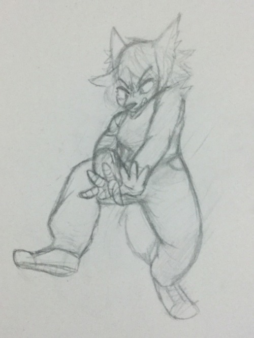 gibbleking:Fanart of Yvette for @the-entire-furry-fandom RARE ROBO ARM DINGO GAL