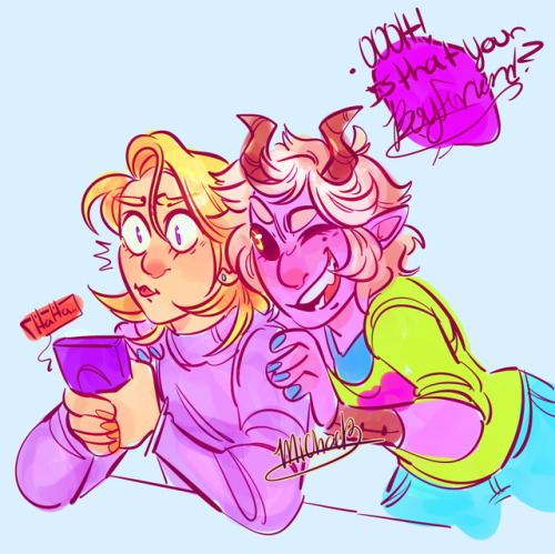 lonely-mothman: getting too cocky and not realizing u totally just asked out your crush bonus seros reaction 