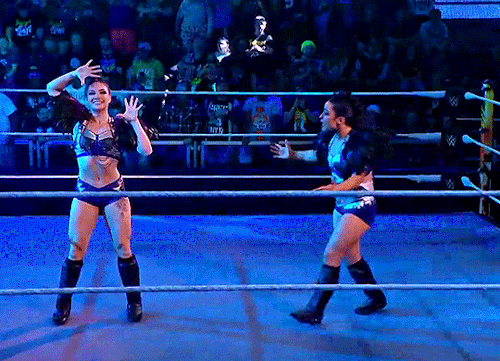 Tatum Paxley & Lyra Valkyria /// Mickie James & Trish Stratusrequested By @the-hanged-lover