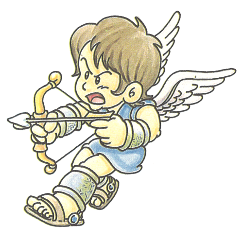 nintendometro:    Artwork of Pit from ‘Kid Icarus’ on the Famicom Disk System. 