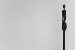 aboutvisualarts:  Alberto Giacometti. Standing Woman I, 1960, Getty Center, Los Angeles Photographer Milan Sijan 