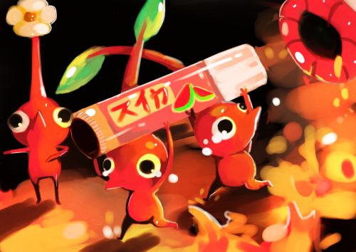 “Red Pikmin”by Teatime-Rabbit