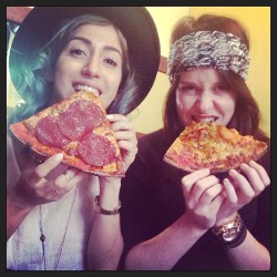 NYC pizza and the best friend! #pizzaistruelove