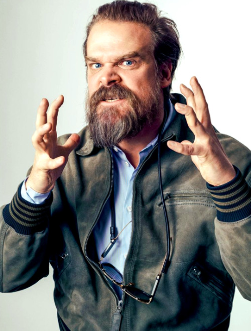 David Harbour photographed by Christian Anwander for Esquire Magazine.