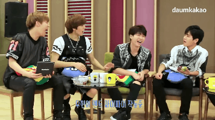 filiz-silence-blog:  Woohyun: this question is so funny :D :D