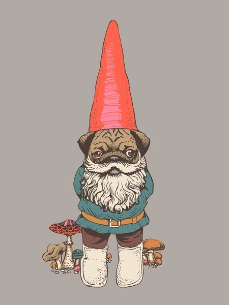 huebucket:  Pugnomie Art Print. Free shipping worldwide!   http://bit.ly/1dKWZ02