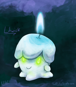 thedinkydoodle:  Favourite Ghost Type; Litwick