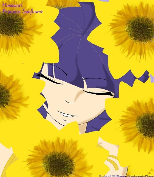 Happy Birthday To Sweet Princess! She Love Sunflower For Spring . NaruHinas Daughter And Borutos Sister.