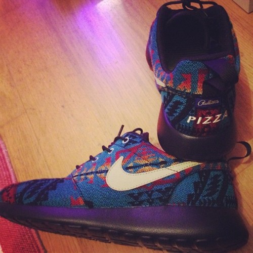 New in ! My #Nike X #Pendleton #nikeID #roshe #running #pizza