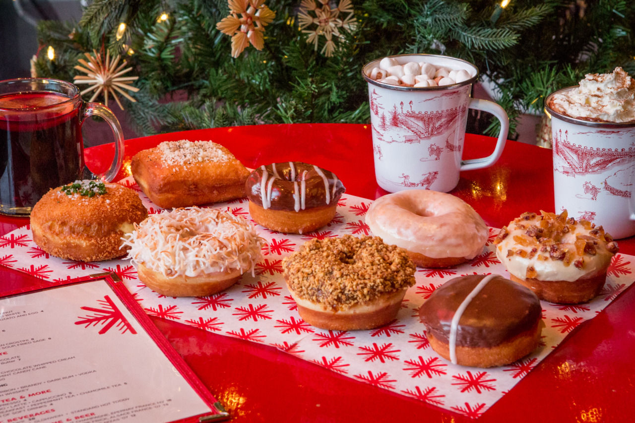 Ameren Plaza Ice Rink offers seasonal donuts.
