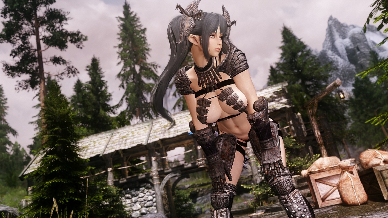 Dwarven Bikini Armor &amp;   Rusty Steel Dwarven Dwemer Overhaul    ( ﾟ∀ﾟ)o彡