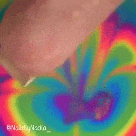 nailpornography:  Perfect Water Marble (easy clean up using Simply Peel) 