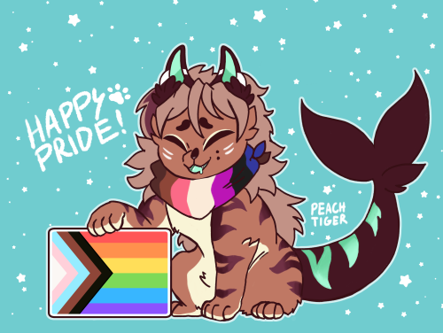 HAPPY PRIDE MONTH EVERYONE!! ✧*:・ﾟ✧Also thank you so much for all the support for my shop, it really