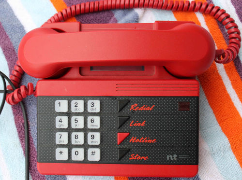 Post #168Northern Telecom phone, currently for sale on eBay as item #321696757863.Note several 80s t