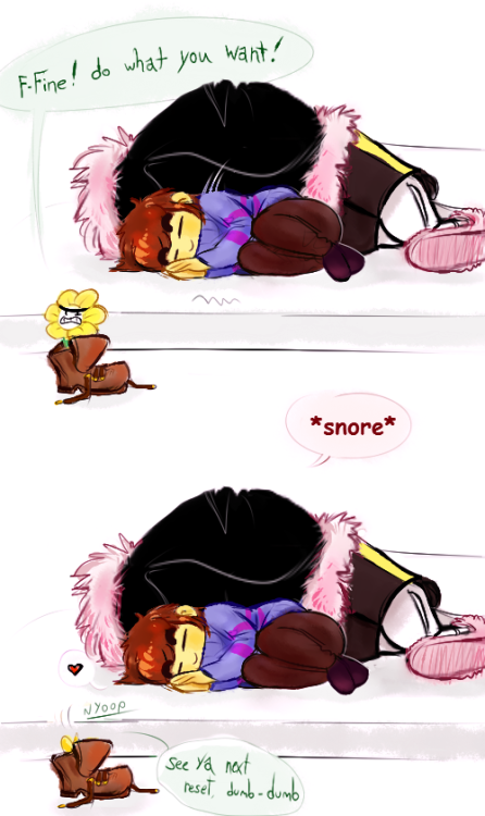 fillsyouwithdirtysins:  angelpangel09:  noodlenumber:   I tried anon, i really did. I hope this passes for ‘soft and cute’ lmao. Poor Frisk can’t catch a break. and here’s a bonus panel as if this thing wasn’t long enough already:  This pleases