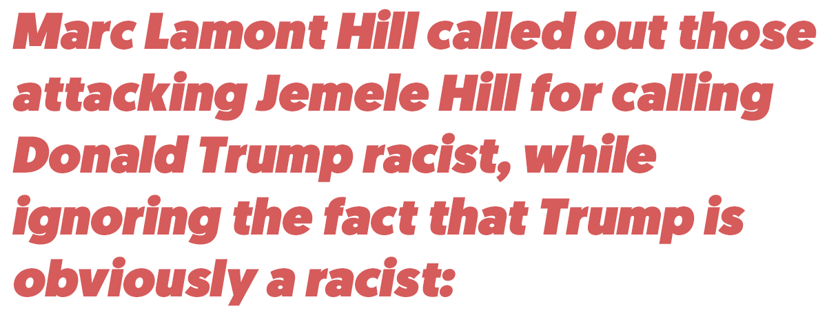 mediamattersforamerica:  🔥 🔥 🔥 Marc Lamont Hill explains that calling Trump