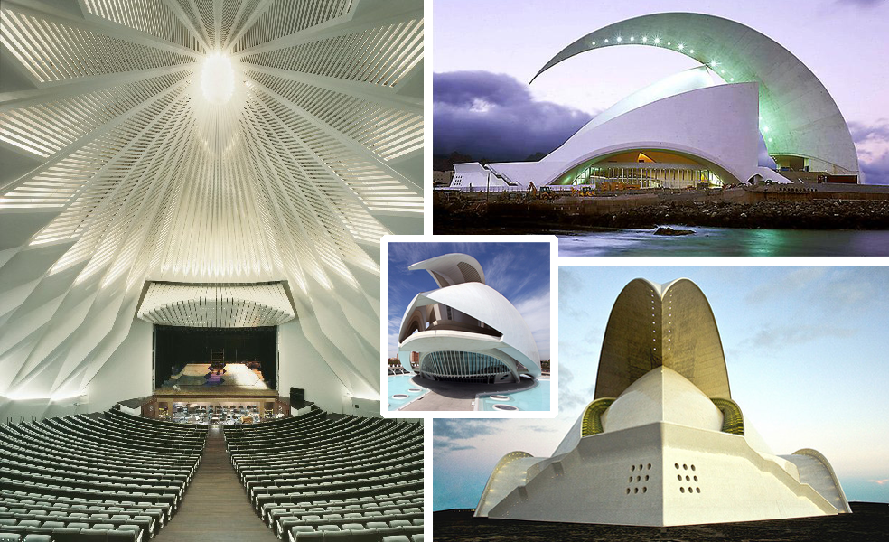 Soaring vision (Tenerife Concert Hall ~ Canary Islands ~ designed by Spanish architect