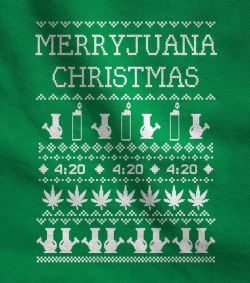 bakedhumor:  Merryjuana Christmas Sweater