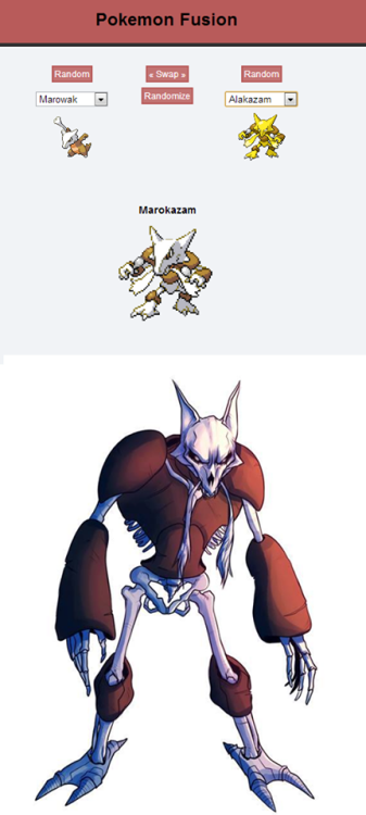 cyberfrost:  Pokemon Fusion Fan Art: Compilation 1 “Sinister Ones”None of these belong to me 