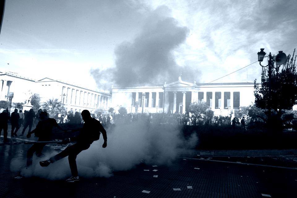 revnews:  Greek Riot Cops Attack Commemorative Demonstration for Victim of Police