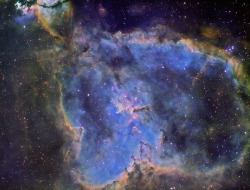 te5seract:    IC1805 Heart Nebula &amp;  IC1396 Elephant’s Trunk Nebula  by  Simon Addis
