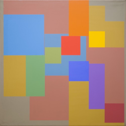 socialclaustrophobia:Robert Slutzky (American, 1929 – 2005), Untitled (No. 2), 1978. Oil on canvas, 