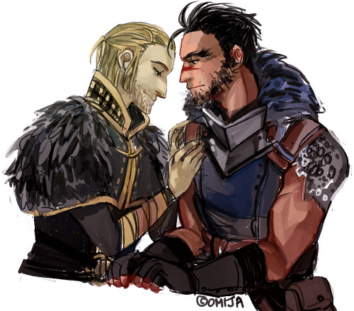 anders &amp; hawke, a short time after Kirkwall