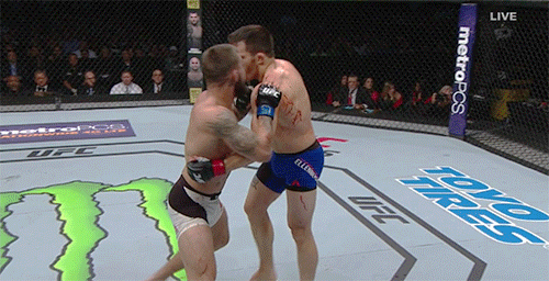 becky-sauerbroon:Mike Perry knocksout Jake Ellenberger