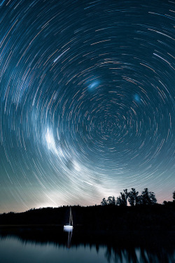 foresity:     Star Trails from Hopewell, Kenepuru Sound   by Rich Jones  