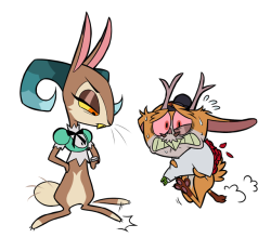 longgonegulch:  This is the absolute CUTEST THING EVER! (Although Marigold might not be THIS nice to the Mayor, haha).  Its stuff like this that really makes us want to keep making stories with these characters. Thank you so much for your support! 