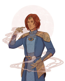 enolezdrata:  Commission with @orsinivm‘s psijic mage!