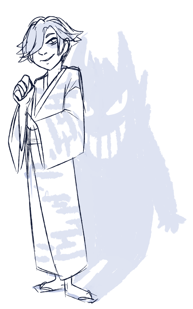 soup-du-silence:  my boy at various ages with ghosts because I should be doing the