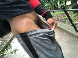 kent90clarke:  Peek a boo .  #bigdick #gay