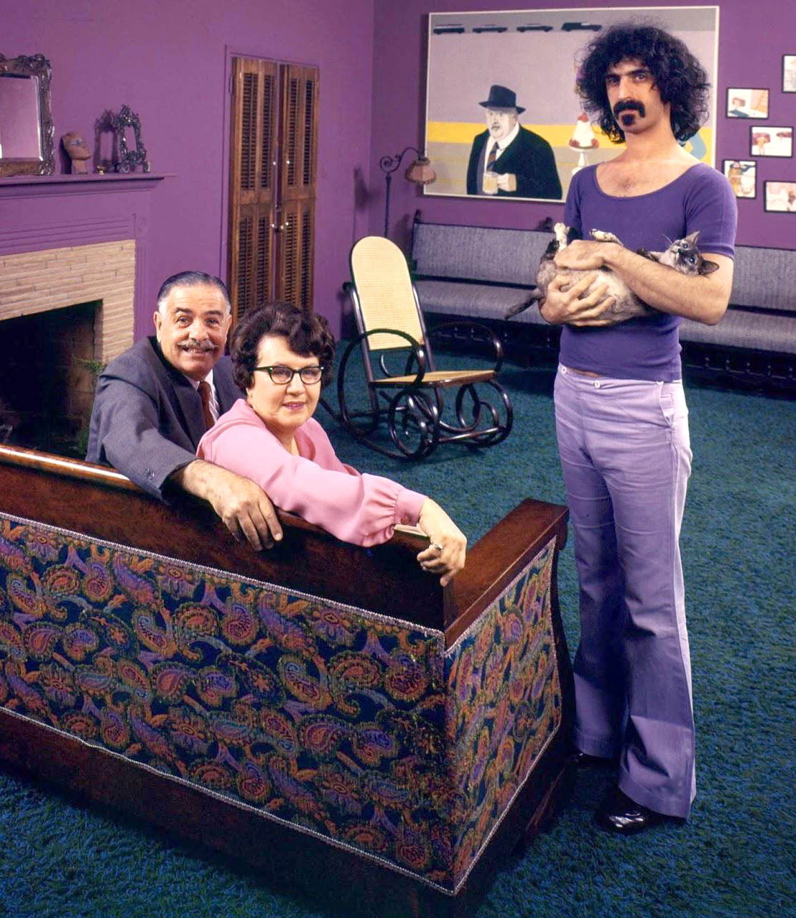 soundsof71 frank zappa at home with his dad #frank zappa Goldic @goldic