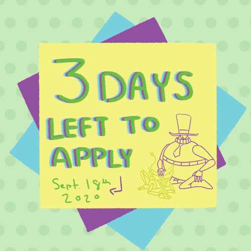 Hey! Have you applied to our OK KO fanzine? Well you should! The deadline to apply is coming up real