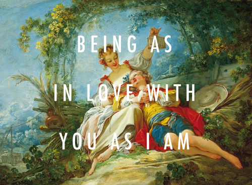The xx - ‘Angels’ (2012) | Jean-Honoré Fragonard - The Happy Lovers (1765) | x