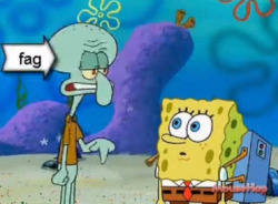 squidward rapes himself